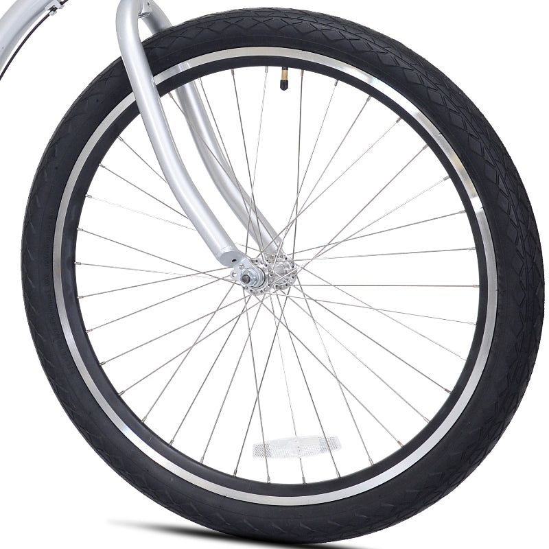 26" Haven Inlet 3 Silver Fog, Front Wheel