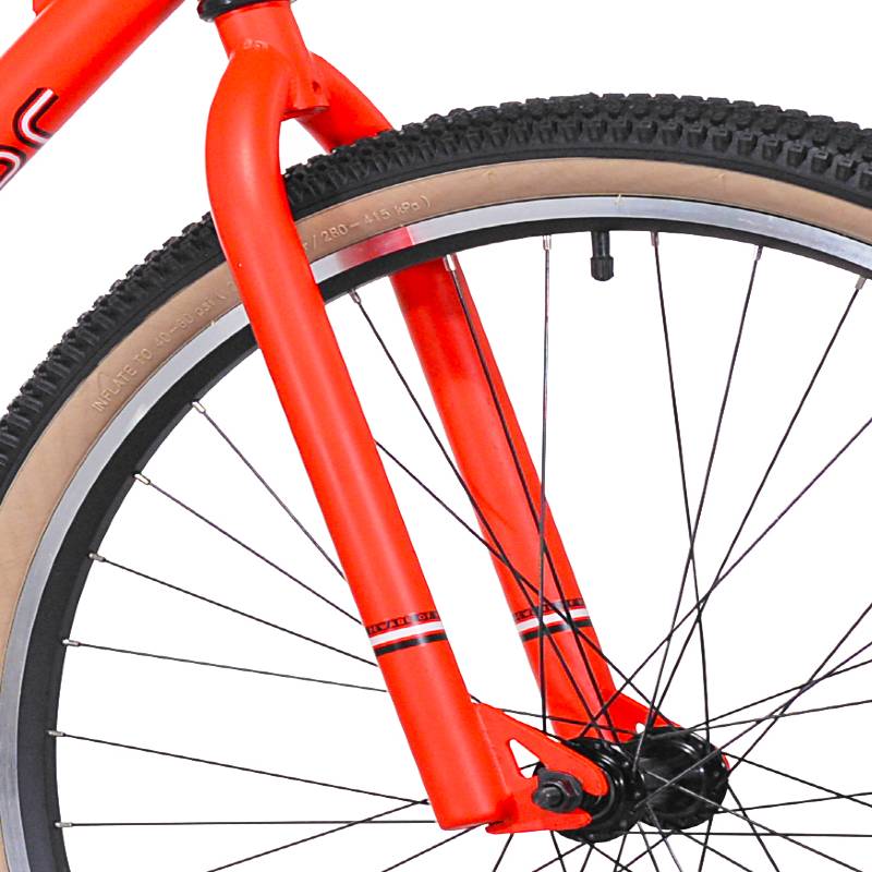 27.5" Thruster Dark Matter Satin Neon Red, Fork