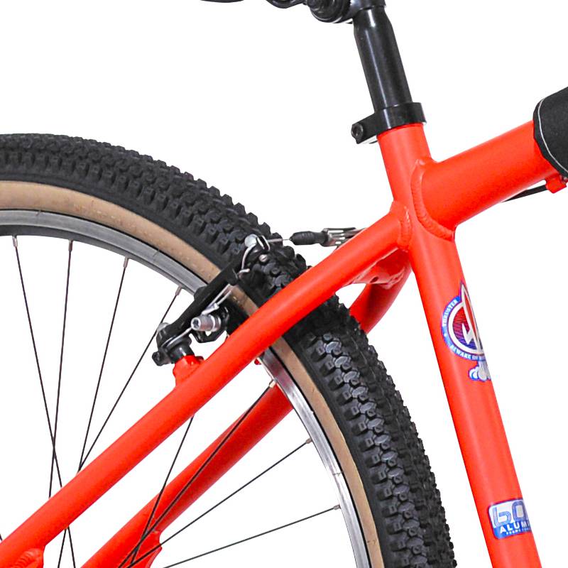 27.5" Thruster Dark Matter Satin Neon Red, Rear Brake Caliper