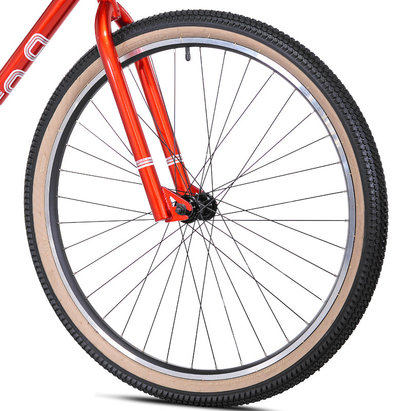 29" Thruster Saturn 9 Gloss Metallic Red, Front Wheel