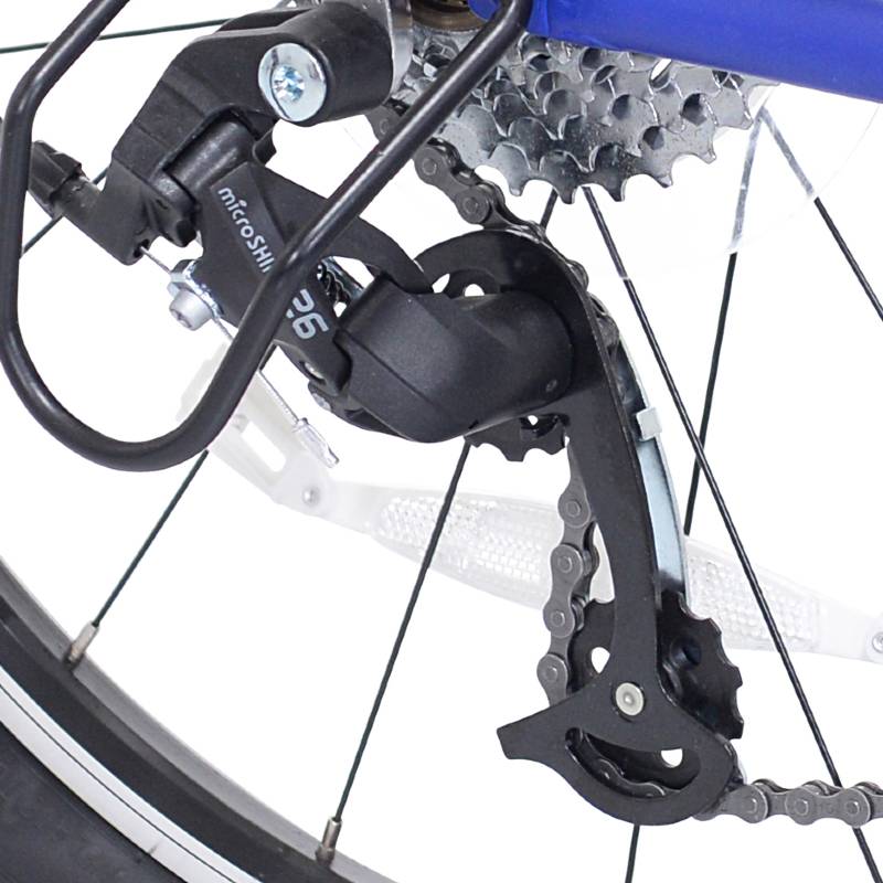 24" Univega USA Rover Flex 24 Matte True Blue, Rear Derailleur
