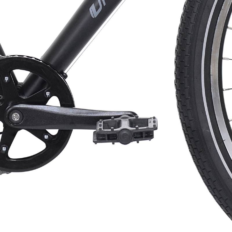27.5" Univega USA Weekend Escape 1.0 Matte Black SM, Pedal (Set)
