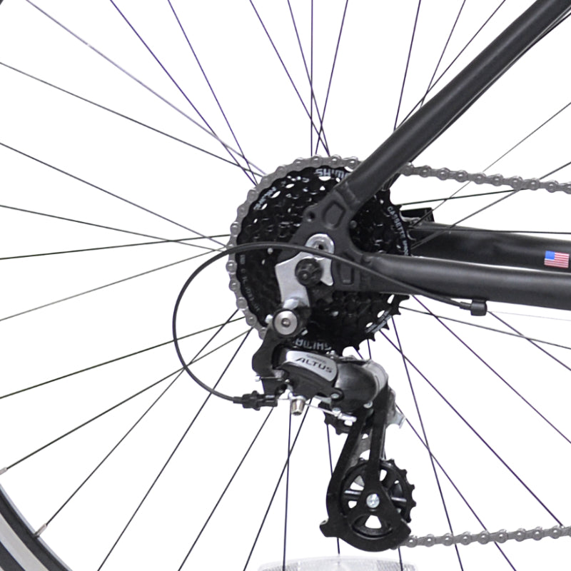 27.5" Univega USA Weekend Escape 1.0 Matte Black MED, Derailleur Hanger