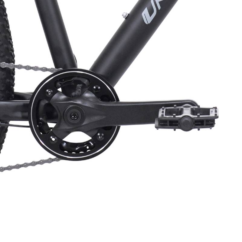 29" Univega USA Rover Mesa Matte Black MED, 3 Piece Crank